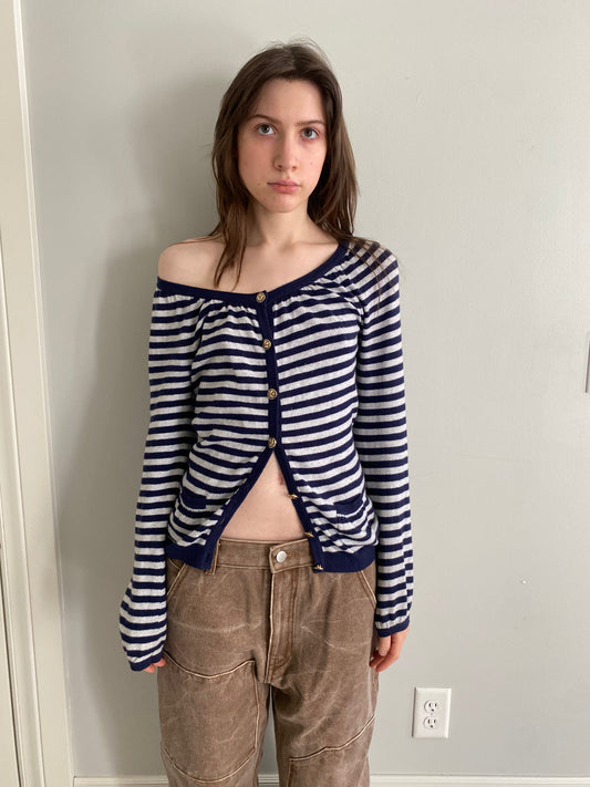 90s Sailor Cashmere Cardigan -XS/S