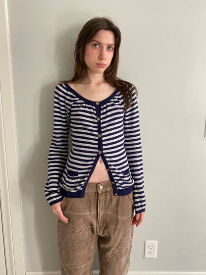 90s Sailor Cashmere Cardigan -XS/S