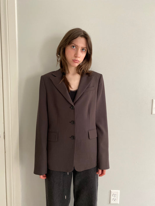 90s Brown Blazer